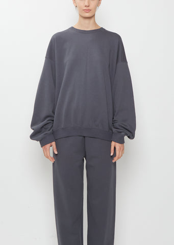 Loose Studio Sweatshirt — Steel Grey