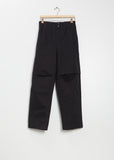 Press Stud Cotton Canvas Trousers