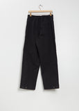 Press Stud Cotton Canvas Trousers