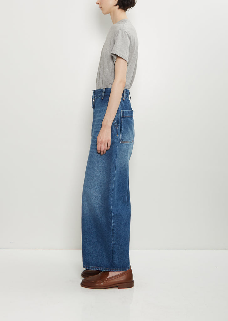 Chalco Denim Pant — Worn Washed Indigo