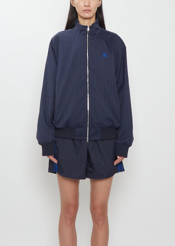 Pinstripe Track Jacket
