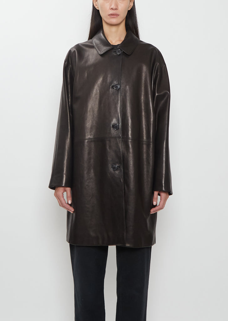Donata Leather Coat