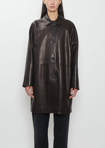 Donata Leather Coat