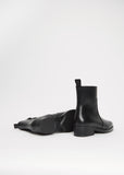Square Toe Leather Boot