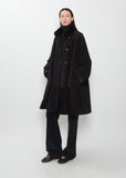 Bottan Mink Collar Leather Jacket