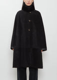 Bottan Mink Collar Leather Jacket