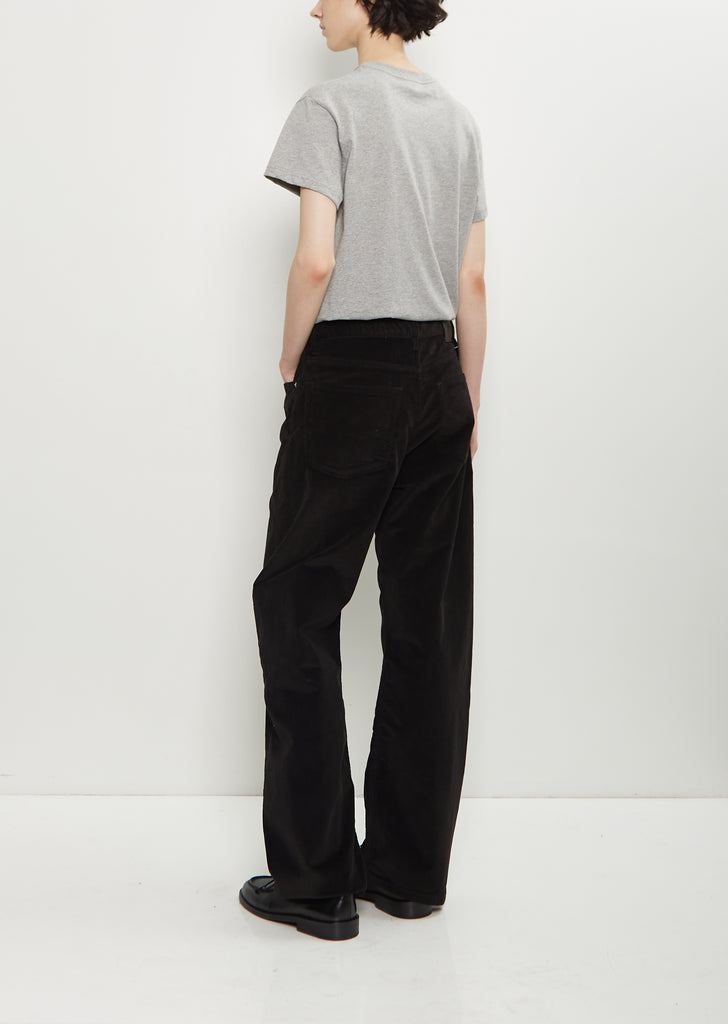 Denjo Corduroy Pant — Black