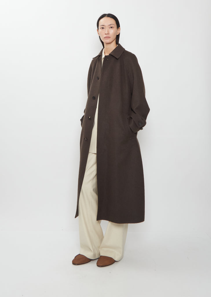 Baby Camel Flannel Soutien Collar Coat