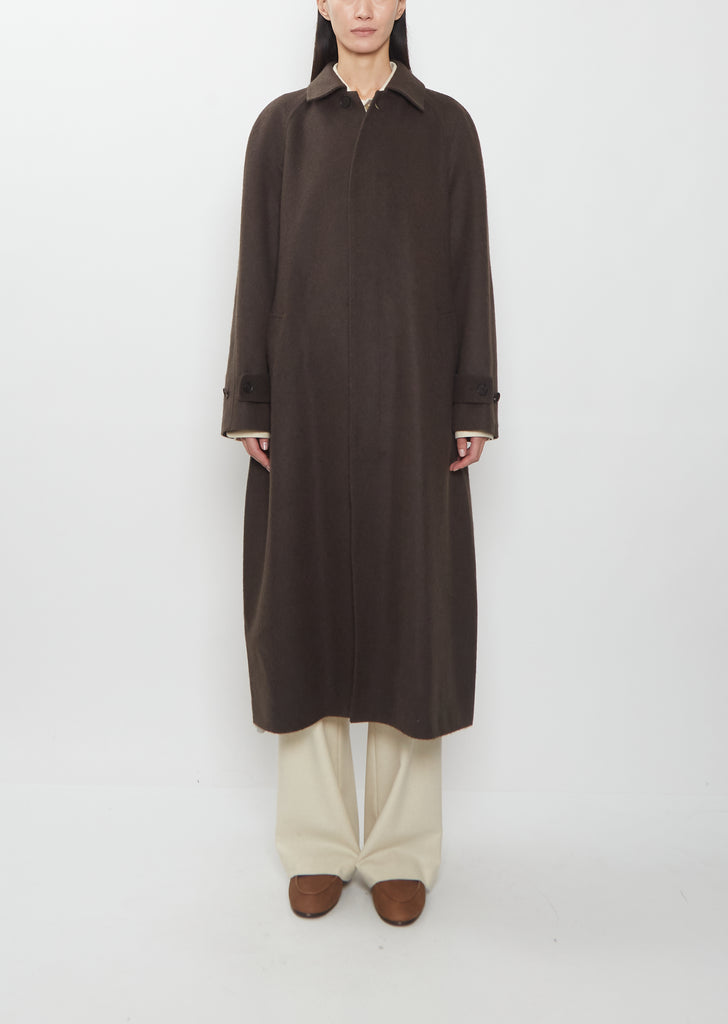 Baby Camel Flannel Soutien Collar Coat