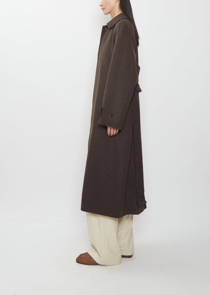Baby Camel Flannel Soutien Collar Coat