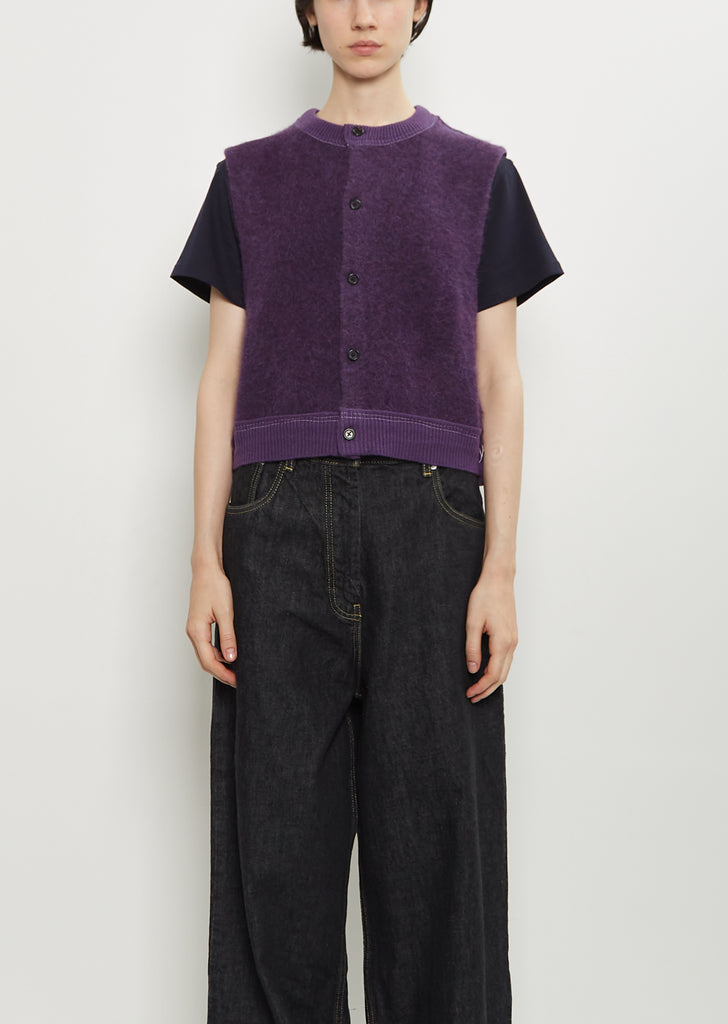 Alpaca Cropped Vest