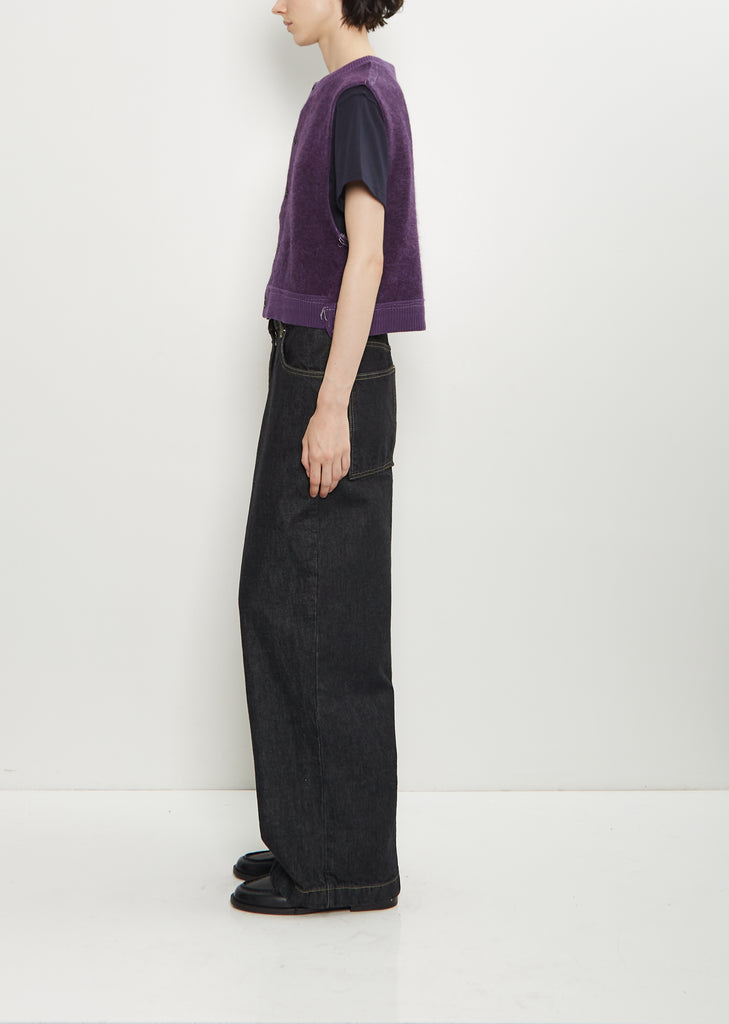 Alpaca Cropped Vest