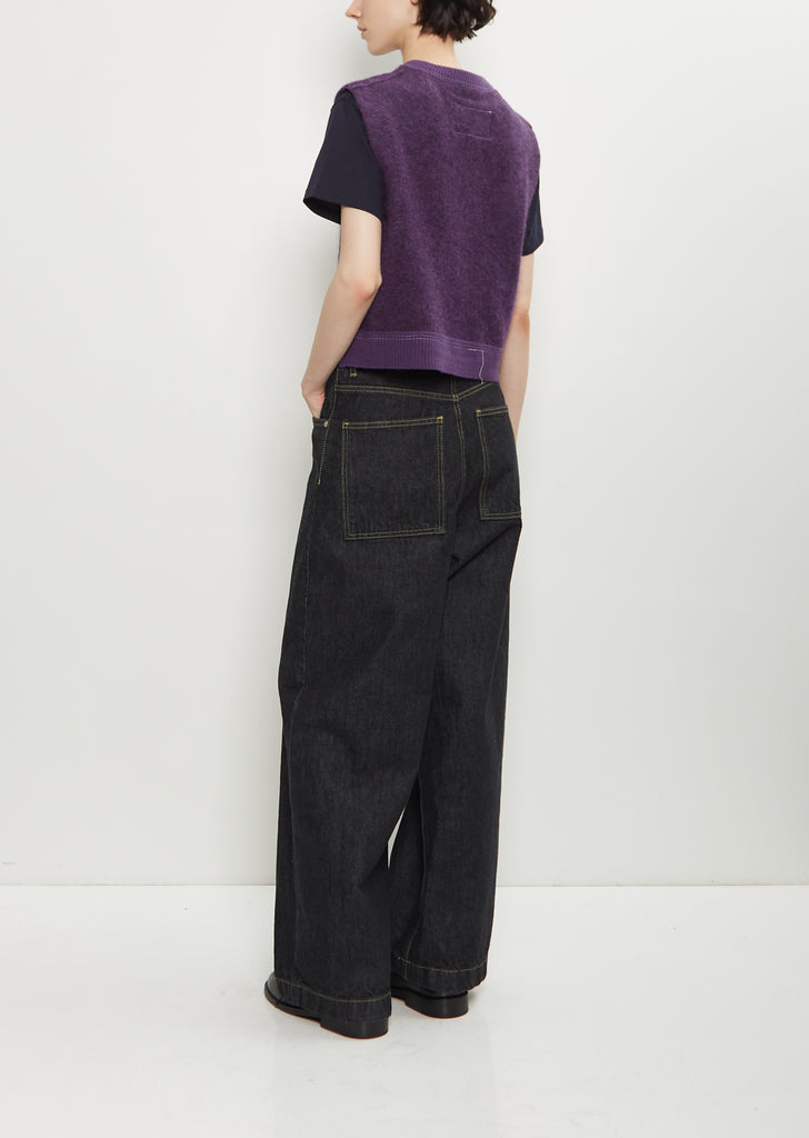 Alpaca Cropped Vest