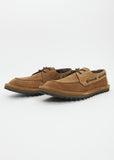 Suede Boat Shoes — Sand