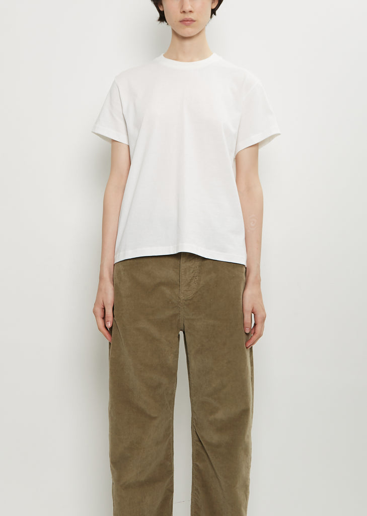 Marine Cotton Tee — Off White