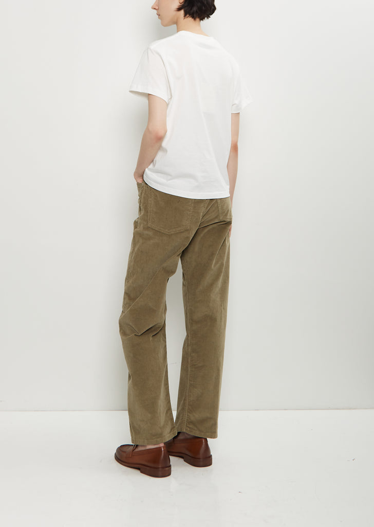 Marine Cotton Tee — Off White