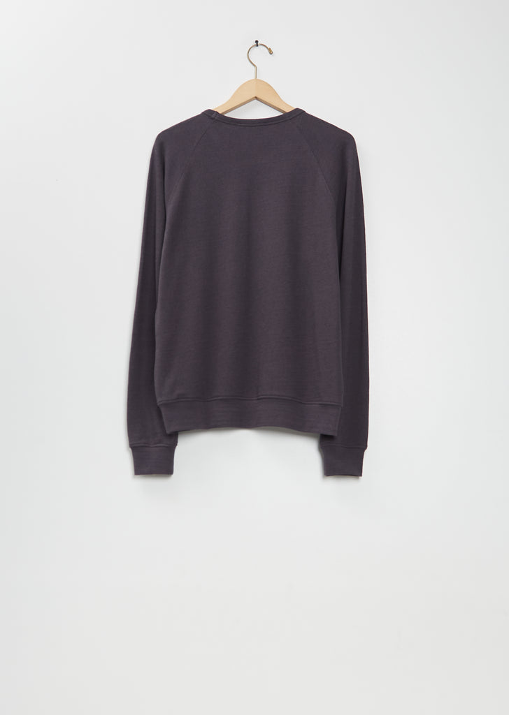 Crew Neck Cotton Wool Sweatshirt