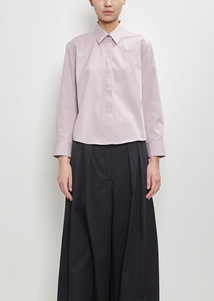 Cotton Clavini Bis Shirt — Lilac