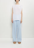 Washi Paper Wide Leg Pants — Light Blue