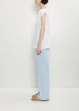 Washi Paper Wide Leg Pants — Light Blue