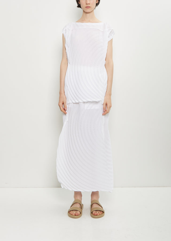 Paper Bag Pleats Skirt