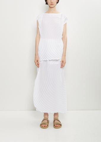 Paper Bag Pleats Skirt