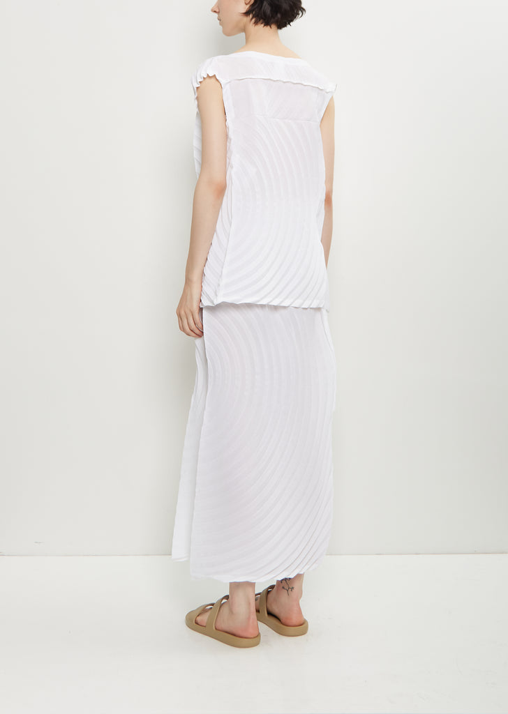 Paper Bag Pleats Skirt