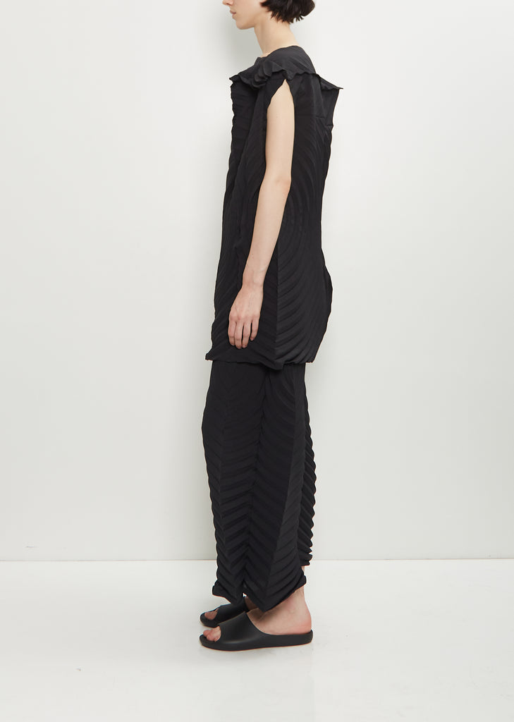 Paper Bag Pleats Tunic