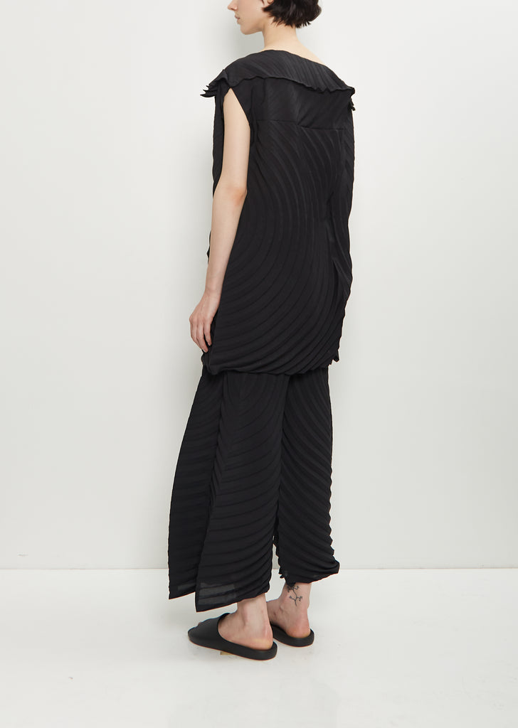 Paper Bag Pleats Tunic