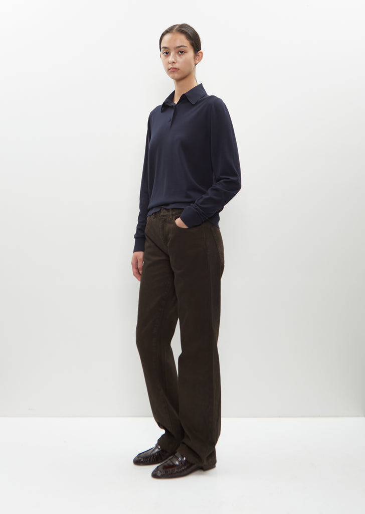 Soft Eel Loafer — Brown