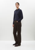 Soft Eel Loafer — Brown