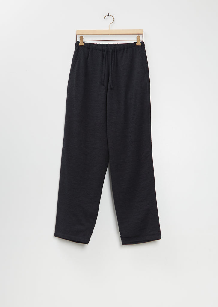 Wool Knit Tapered Pants