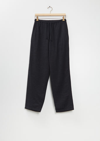 Wool Knit Tapered Pants