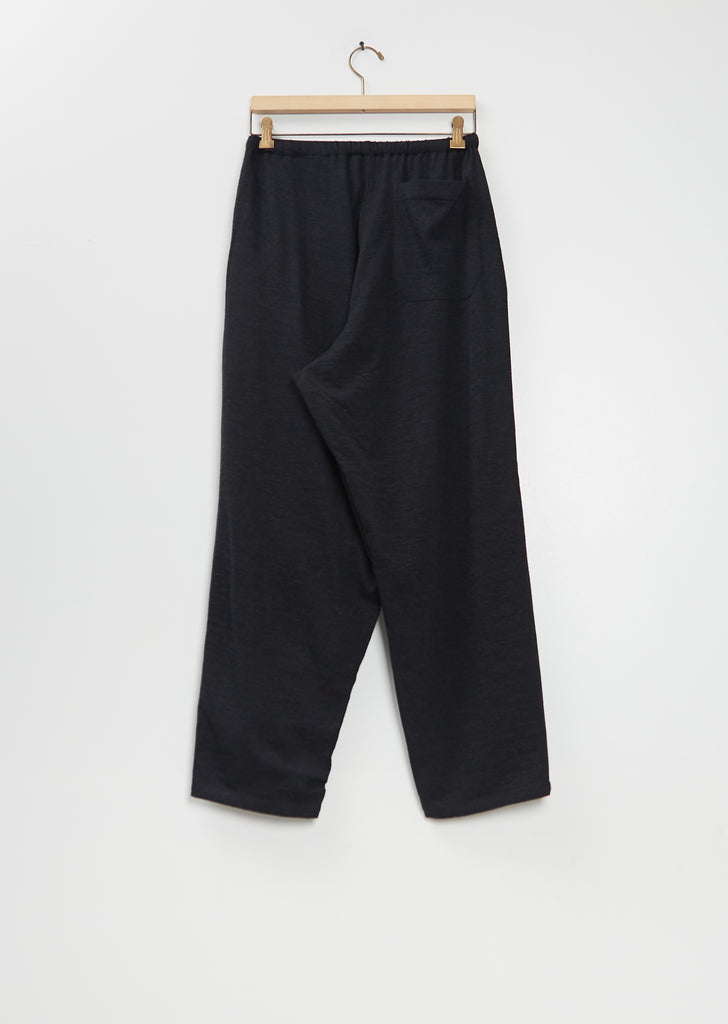 Wool Knit Tapered Pants