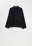 Countour Wool Unlined Jacket — Black