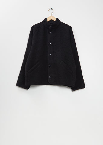 Countour Wool Unlined Jacket — Black