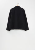 Countour Wool Unlined Jacket — Black