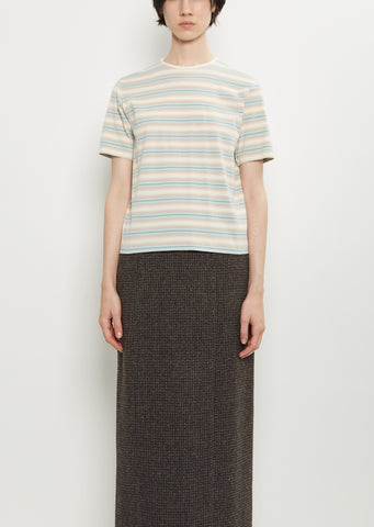 Gradient Stripe Cotton Tee