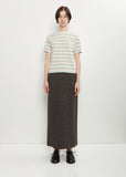 Gradient Stripe Cotton Tee