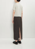 Gradient Stripe Cotton Tee