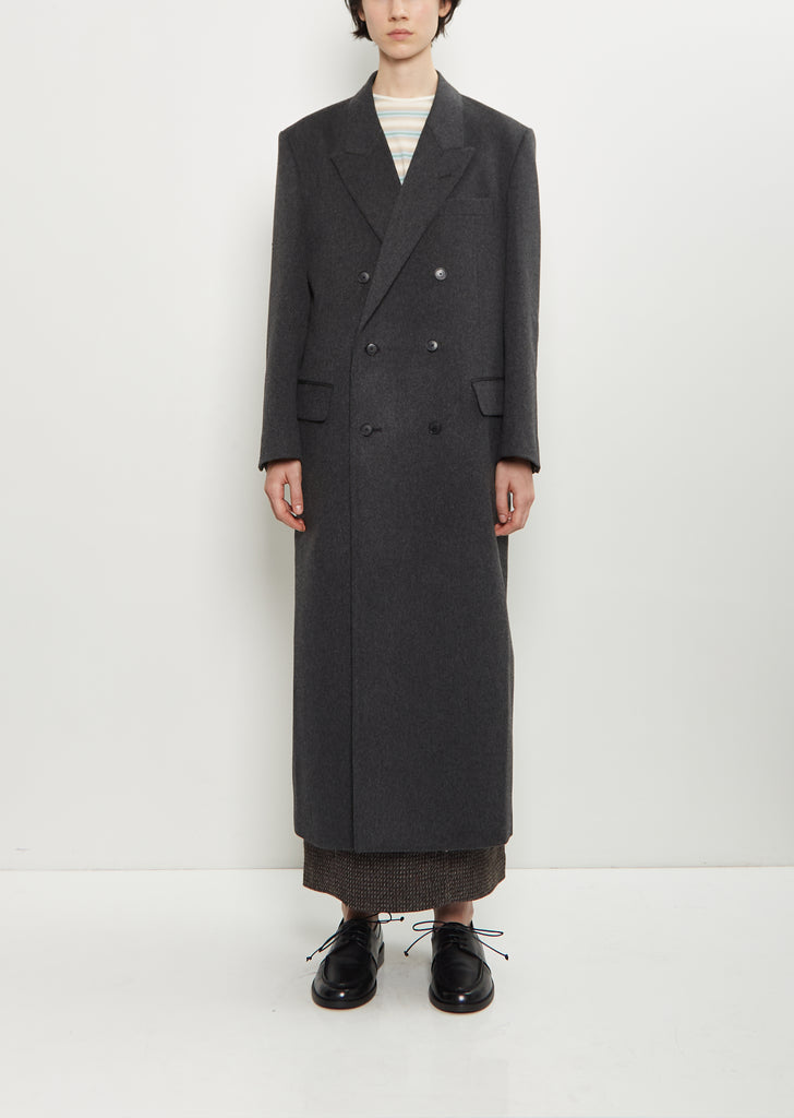 Cashmere Moleskin Coat