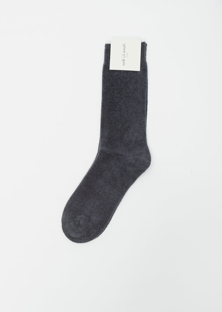 Velvet Socks — Grey