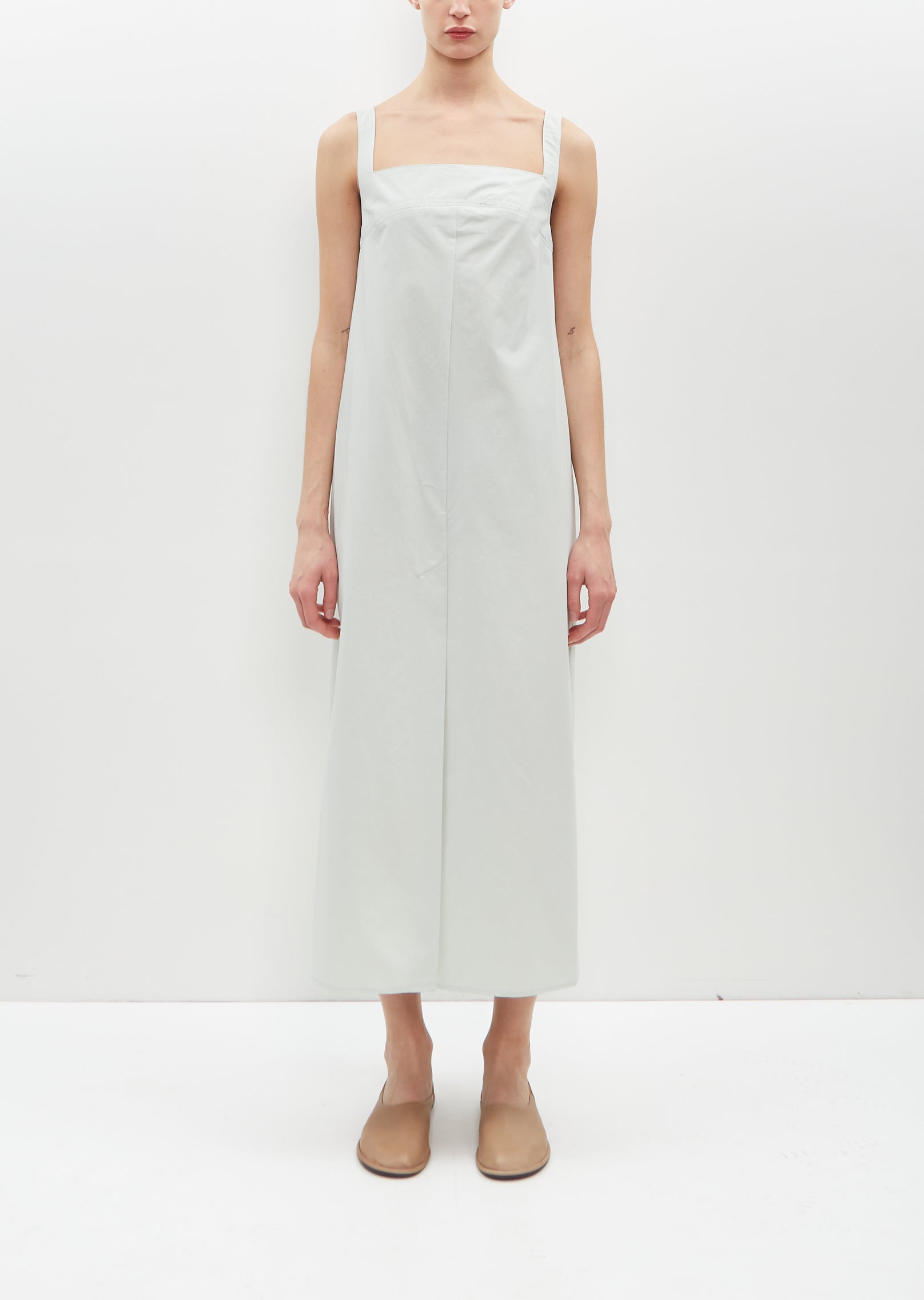 Makeen Poplin Dress — Powder Green – La Garçonne