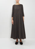 Cotton Floral Pleated Dress