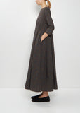 Cotton Floral Pleated Dress