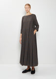 Cotton Floral Pleated Dress