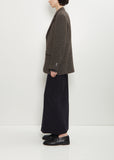 Alpaca Wool Silk Tweed Over Jacket