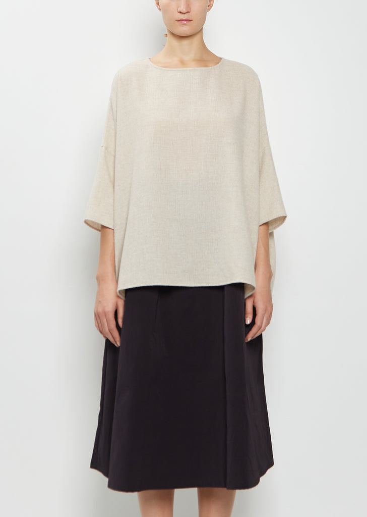 Lightweight Cashmere Boxy Top