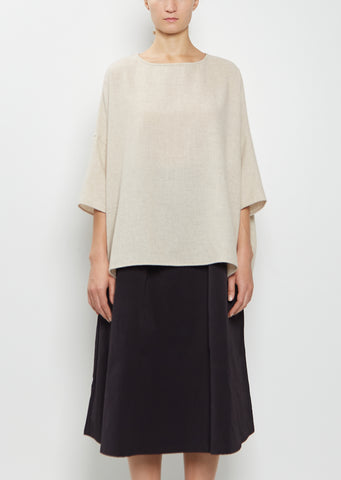 Lightweight Cashmere Boxy Top