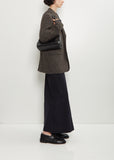 Mini Orizzonte Shoulder Bag — Black